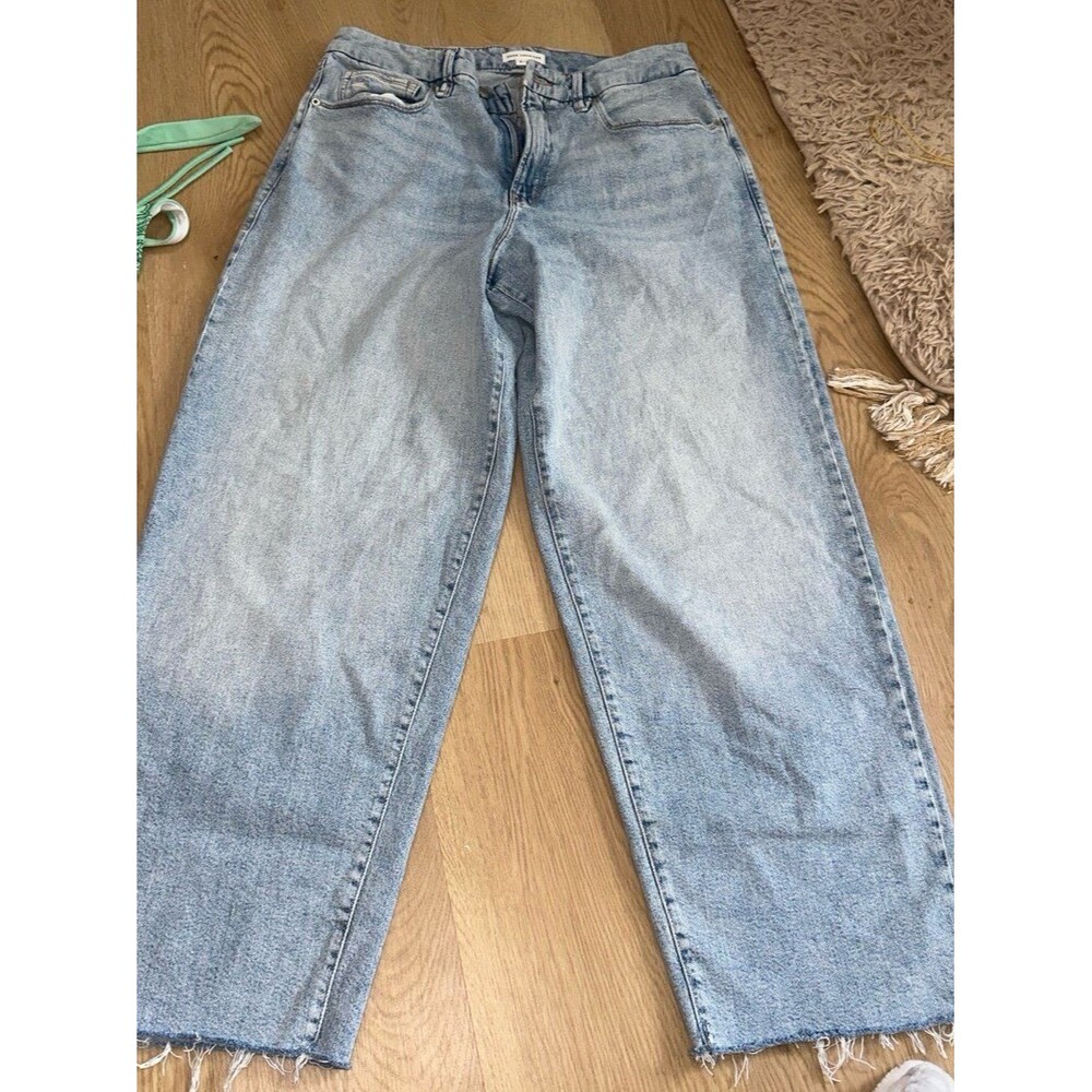 Good American wide leg jeans